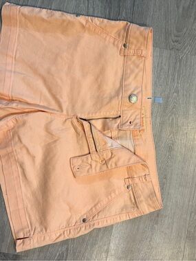 d. jeans Peach-Colored Denim Shorts